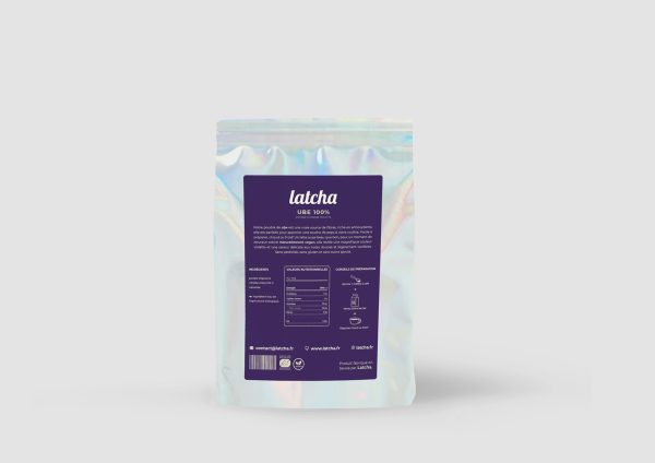 Ube Latte Latcha à base d'igname violette